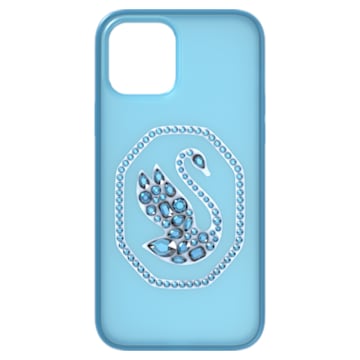 Capa para smartphone, Cisne, iPhone® 12 Pro Max, Azul - Swarovski, 5625623