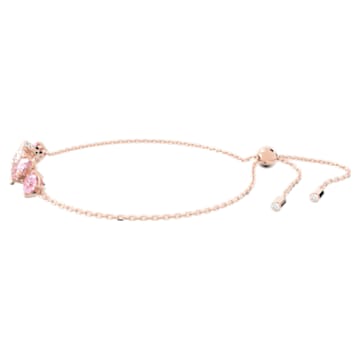 Gema 520 bracelet, Candy, Pink, Rose gold-tone plated - Swarovski, 5626656