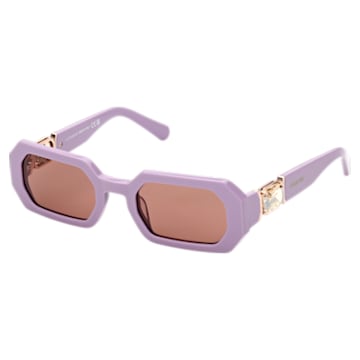 Sunglasses, Octagon shape, SK0349 78S, Purple - Swarovski, 5627869