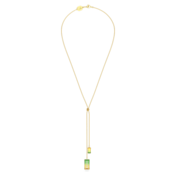 Millenia Y pendant, Multicolored, Gold-tone plated - Swarovski, 5628706