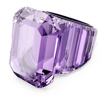 Bague cocktail Lucent, Taille octogonale, Violette - Swarovski, 5629244