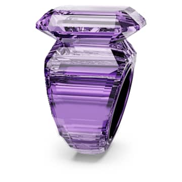 Lucent Cocktailring, Oktagon-Schliff, Violett - Swarovski, 5629244