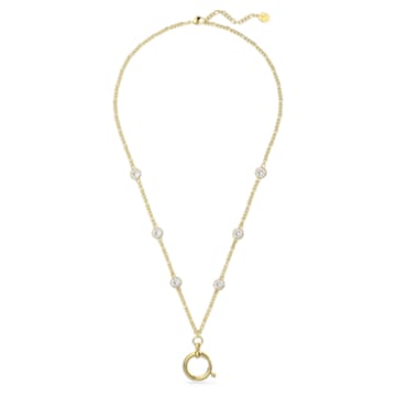 Curiosa necklace, Yellow, Gold-tone plated - Swarovski, 5629491