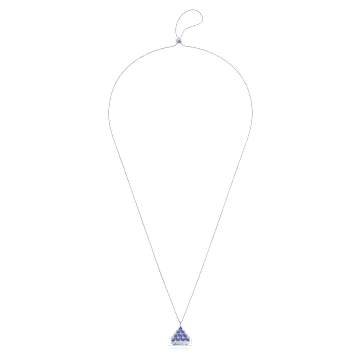 Anhängeruhr, Trilliant-Schliff, Blau, Edelstahl - Swarovski, 5631158