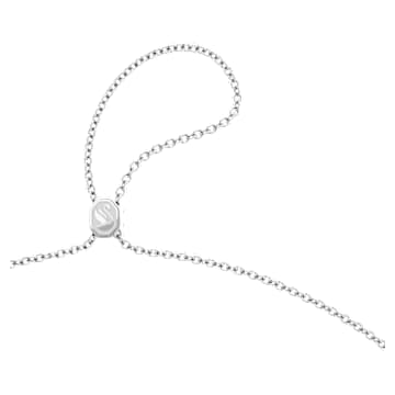Pendant watch, Triangle cut, Blue, Stainless steel - Swarovski, 5631158