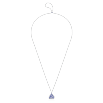 Montre pendentif, Taille Triangle, Bleue, Acier inoxydable - Swarovski, 5631158
