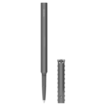 Ballpoint pen, Classic, Black, Black lacquered - Swarovski, 5631209