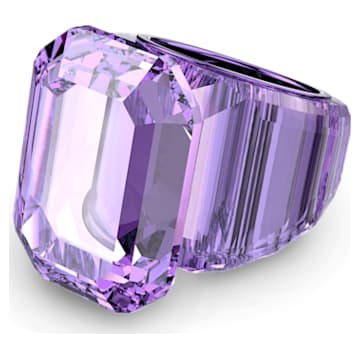 Lucent cocktail ring, Octagon cut, Purple - Swarovski, 5632447