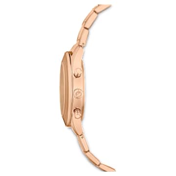 Octea Lux Sport Uhr, Schweizer Produktion, Metallarmband, Braun, Vergoldetes Finish - Swarovski, 5632472