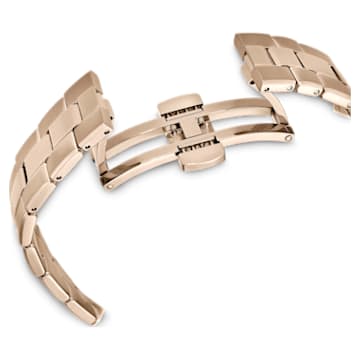 Octea Lux Sport horloge, Swiss Made, Metalen armband, Blauw, Champagnegoudkleurige afwerking - Swarovski, 5632481