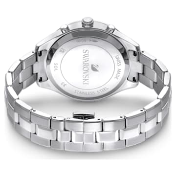 Ceas Octea Lux Sport, Fabricat în Elveția, Brățară de metal, Mov, Oțel inoxidabil - Swarovski, 5632484