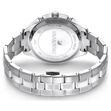 Octea Lux Sport horloge, Swiss Made, Metalen armband, Paars, Roestvrij staal - Swarovski, 5632484