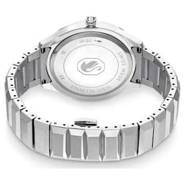 Reloj 37mm, Fabricado en Suiza, Brazalete de metal, Tono plateado, Acero inoxidable - Swarovski, 5634648