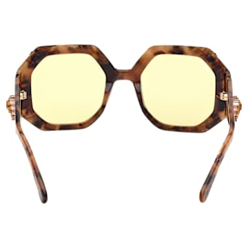 Sonnenbrille, Übergröße, Achteckform, SK0375 52G, Braun - Swarovski, 5634748