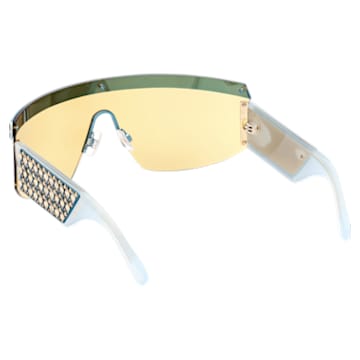 Sluneční brýle, Maska, Gradientní odstín, SK0363 30X, Modrá - Swarovski, 5634749