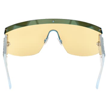 Sunglasses, Mask, Gradient tint, SK0363 30X, Blue - Swarovski, 5634749