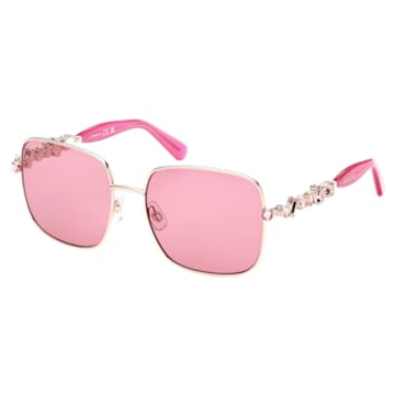 Sunglasses, Square, Pink - Swarovski, 5634750