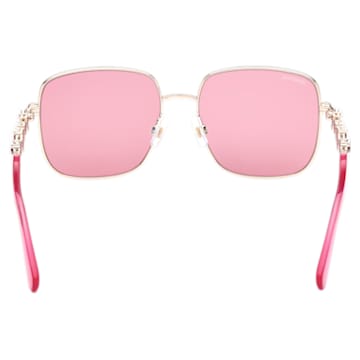 Sunglasses, Square, Pink - Swarovski, 5634750