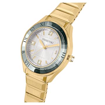Zegarek 37mm, Swiss Made, Metalowa bransoleta, W odcieniu złota, Powłoka w odcieniu złota - Swarovski, 5635450