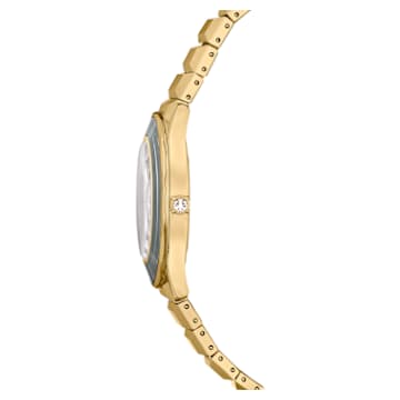 37mm Uhr, Schweizer Produktion, Metallarmband, Goldfarben, Vergoldetes Finish - Swarovski, 5635450