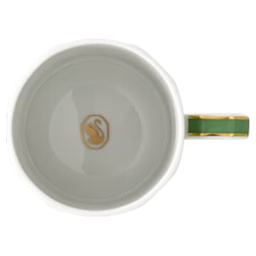 Tasse à café avec sous-tasse Signum, Porcelaine, Verte - Swarovski, 5635503