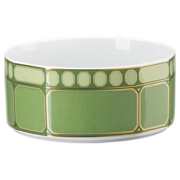 Signum 燕麦碗, 瓷器, 绿色 - Swarovski, 5635524