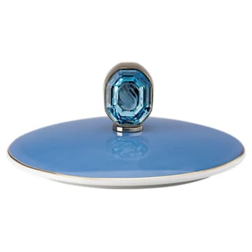Tasse avec couvercle Signum, Porcelaine, Bleue - Swarovski, 5635534