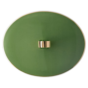 Bule de chá Signum, Porcelana, Pequena, Verde - Swarovski, 5635541