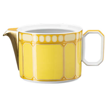 Dzbanek do herbaty Signum, Porcelana, Mały, Żółty - Swarovski, 5635549
