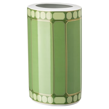 Signum vase, Porcelain, Large, Green - Swarovski, 5635551