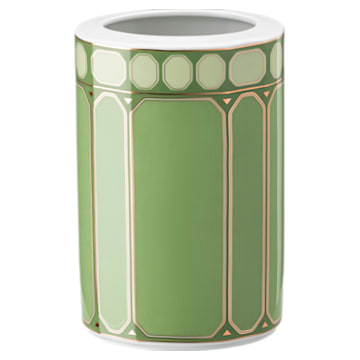 Swarovski Signum vase, Porcelain, Medium, Green