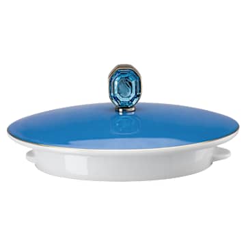 Signum teapot, Porcelain, Small, Blue - Swarovski, 5635557