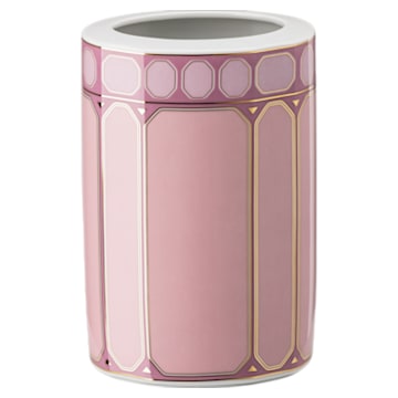 Signum 花瓶，瓷器，小号，粉红色 - Swarovski, 5635561