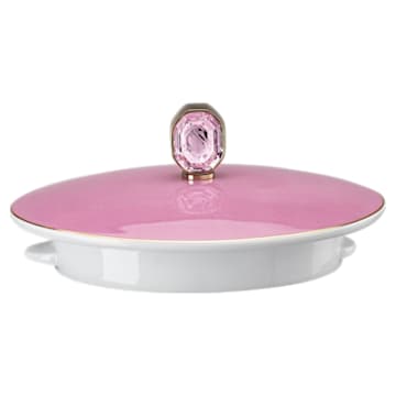 Signum 茶壶，瓷器，小号，粉红色 - Swarovski, 5635566