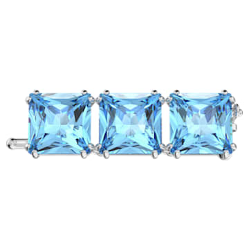 Millenia extender, Square cut, Blue, Rhodium plated - Swarovski, 5635645