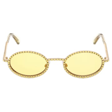 Sunglasses, Oval, Narrow, Yellow - Swarovski, 5636335