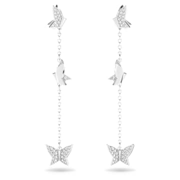 Holibanna 1paio Orecchini Cuffia Forma Di Farfalla e Strass