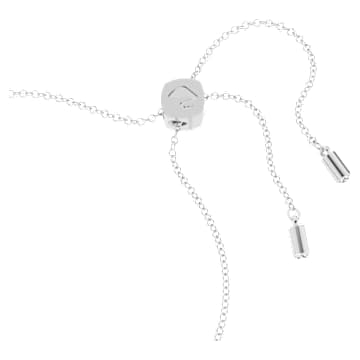 Lilia bracelet, Butterfly, White, Rhodium plated - Swarovski, 5636429