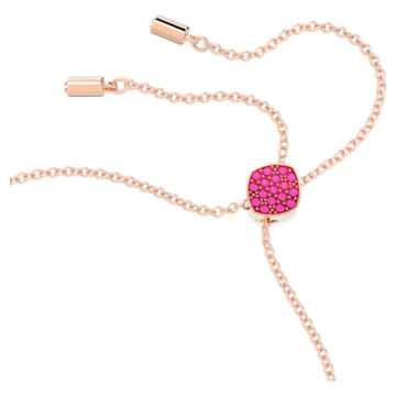 Lilia bracelet, Butterfly, Pink, Rose gold-tone plated - Swarovski, 5636431