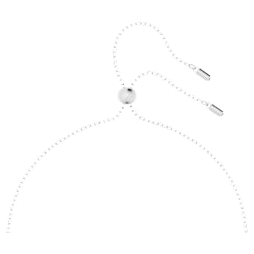 Hollow Anhänger, Weiß, Rhodiniert - Swarovski, 5636501