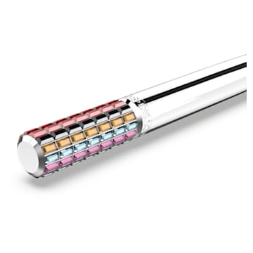 Ballpoint pen, Multicoloured, Chrome plated - Swarovski, 5637772