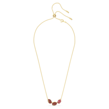 Cariti pendant, Red, Gold-tone plated - Swarovski, 5638344