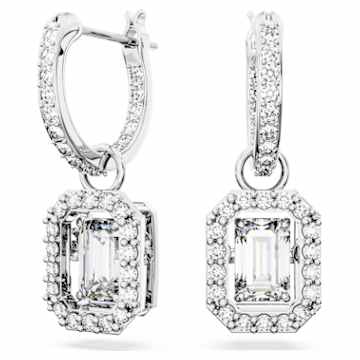 Idyllia ドロップピアス, クリスタル・パール, ハート, ホワイト