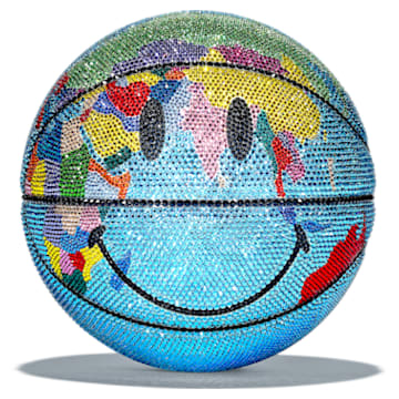 MARKET SMILEY® Globe Basketball, Normalgröße, Mehrfarbig - Swarovski, 5638722
