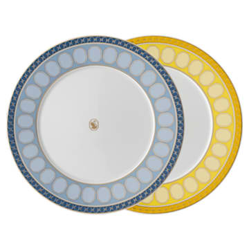 Set de platos Signum, Porcelana, Mediano, Multicolor - Swarovski, 5640050