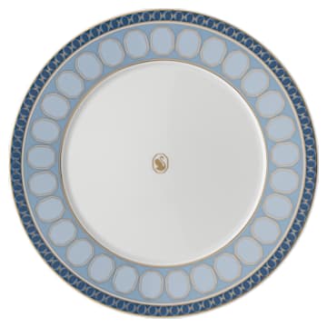 Signum plate set, Porcelain, Medium, Multicoloured - Swarovski, 5640050