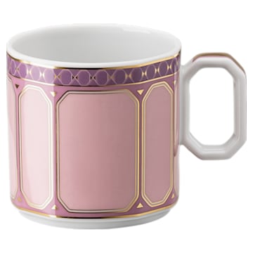 Signum espresso set, Porcelain, Multicoloured - Swarovski, 5640052
