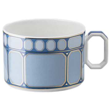 Zestaw filiżanek do herbaty Signum, Porcelana, Różnokolorowy - Swarovski, 5640064
