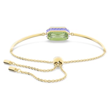 Bracelet Orbita, Taille octogonale, Multicolore, Placage de ton or - Swarovski, 5640258