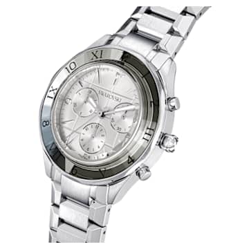Zegarek 39mm, Swiss Made, Metalowa bransoleta, W odcieniu srebra, Stal szlachetna - Swarovski, 5641297
